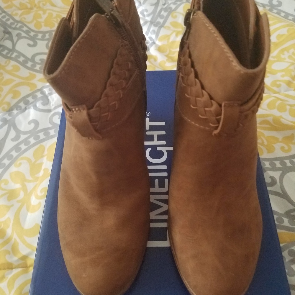 Brown Booties size 8